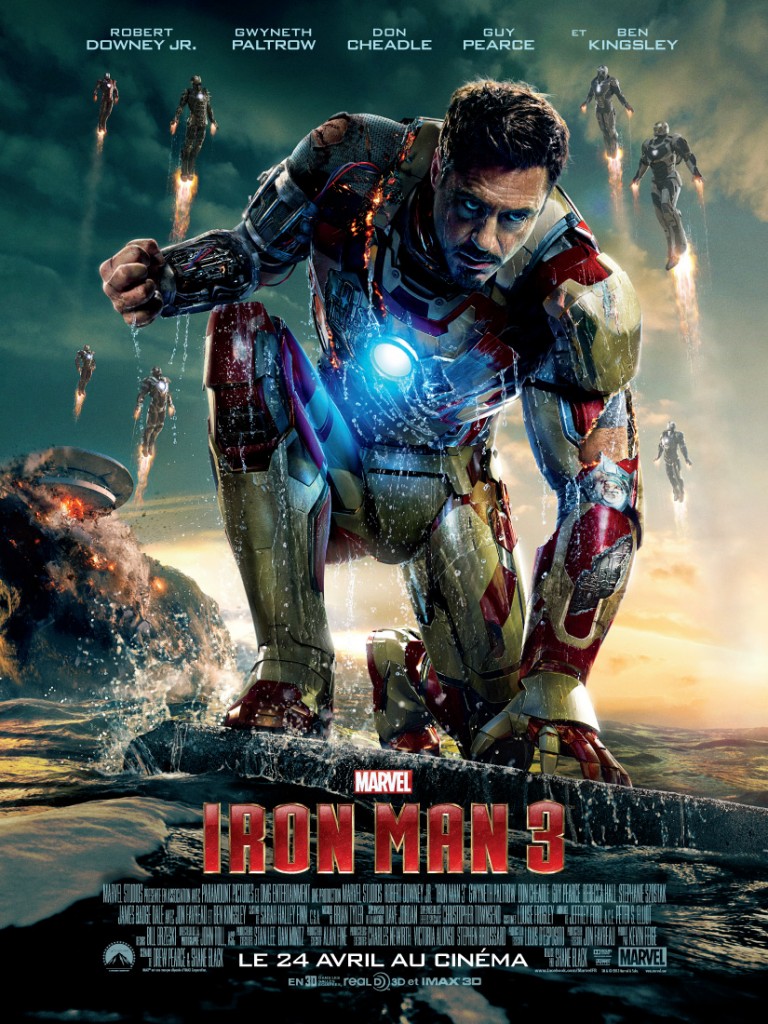 L'affiche française, avec Tony "Quasimodo" Stark.