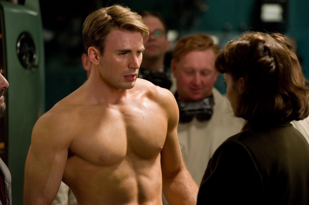 Chris Evans, gonflé à bloc dans Captain America 2