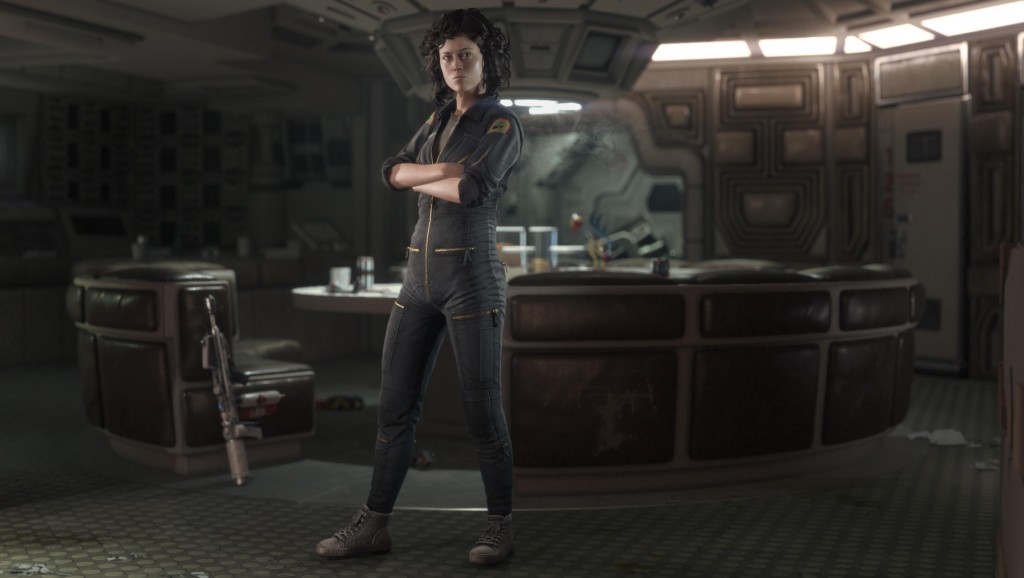This is Ripley, last survivor of the Nostromo. Qui louche un peu.