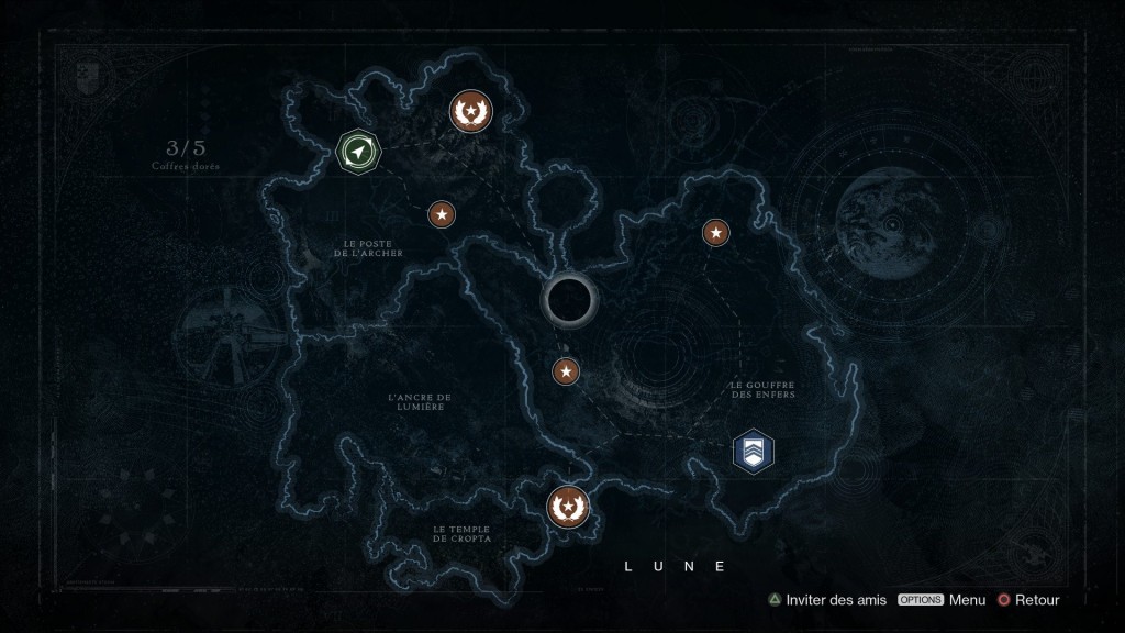 Destiny Map Lune