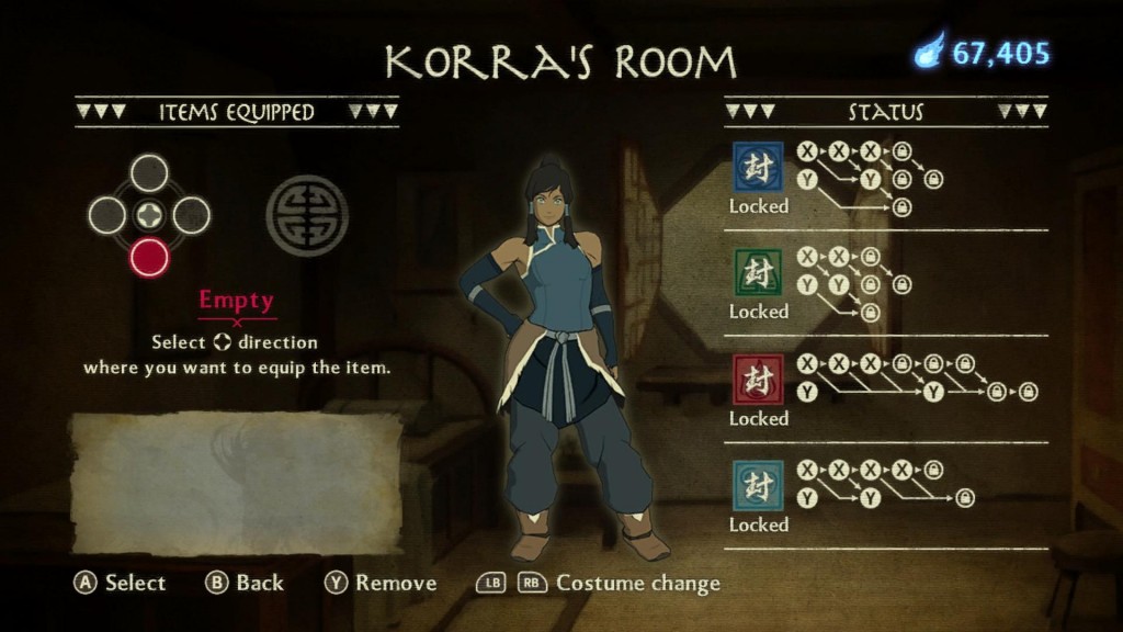 Oui, Korra a une chambre, oui...